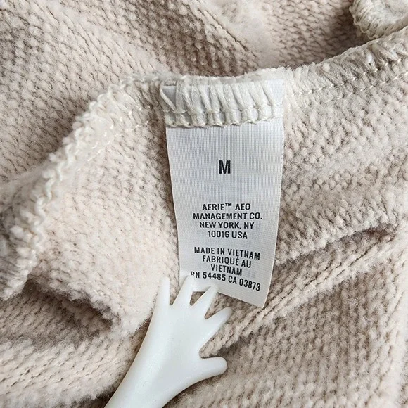 Aerie Sweatshirt‎ Medium Love Graphic Long Sleeve Casual Pullover Beige Top - Picture 3 of 14